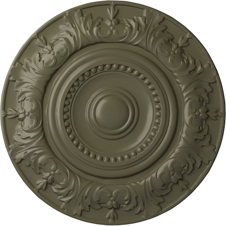Ekena Millwork Biddix Ceiling Medallion (Fits Canopies up to 7 1/2"), 20 7/8"OD x 1 1/4"P, Painted Turtle CM20BXPTF